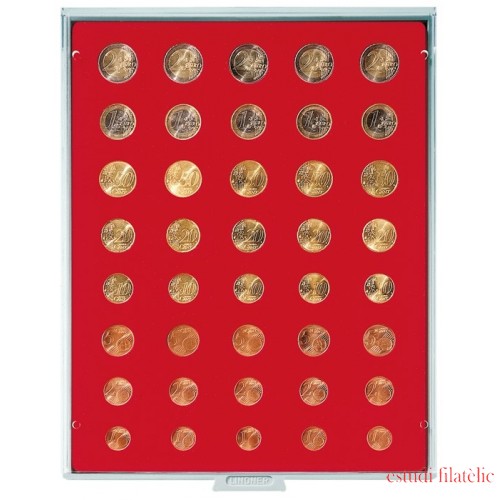 Lindner 2506 Bandeja para monedas por 6 series actual monedas €