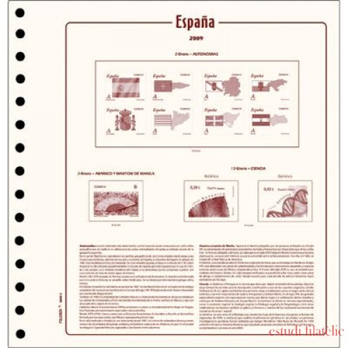 Filober sellos España 2000 + Pruebas montado con estuches