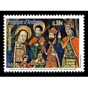 Andorra Española 425 2014 Navidad Noel Iglesia San Marcos María Encamp MNH