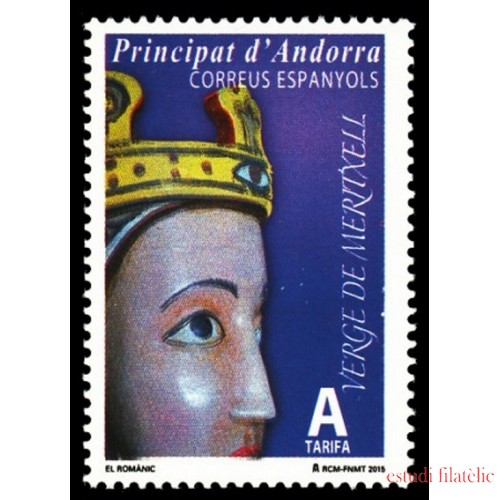 Andorra Española 427 2015 Románico Virgen  Meritxell MNH