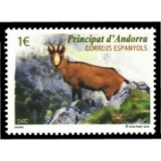 Andorra Española 428 2015 Fauna pirenaica Rebeco MNH