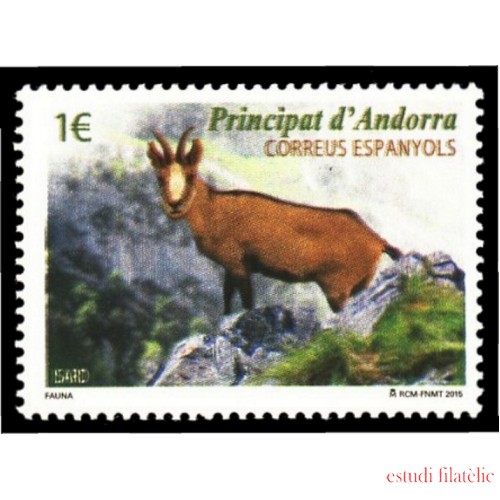 Andorra Española 428 2015 Fauna pirenaica Rebeco MNH