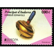 Andorra Española 430 2015 Europa juguetes Baldufa peonza MNH