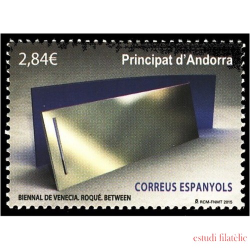 Andorra Española 431 2015 Bienal de Valencia Roqué Between MNH