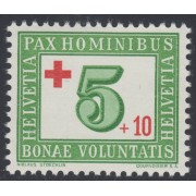 Suiza 418 1945 Cruz Roja Red Cross MNH