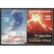 Ecuador 1975/76 2006 Erupción del volcán Tungurahua MNH 