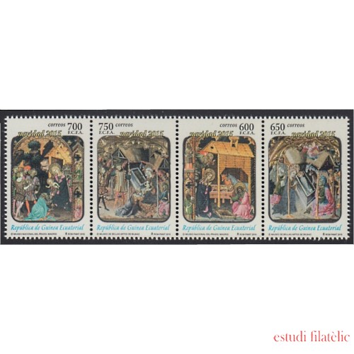 Guinea Ecuatorial 518/21 2015 Navidad MNH