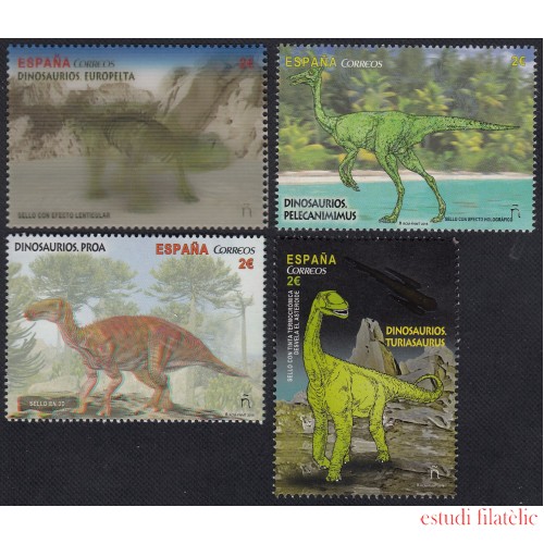 España Spain 5063/66 2016 Dinosaurios MNH