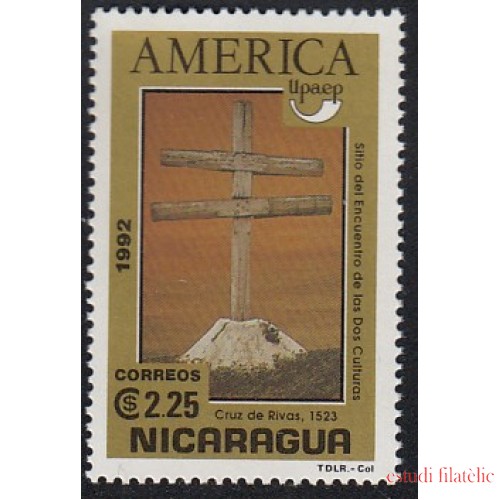 Upaep Nicaragua 1703 1992 Cruz de Rivas MNH