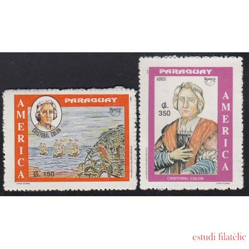 Upaep Paraguay 2591-1202 1992 Colon Columbus carabelas Niña Pinta y Sta María MNH