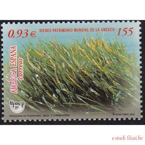 Upaep España 3821 2001 Praderas de Posidonia de la Reserva Natural MNH