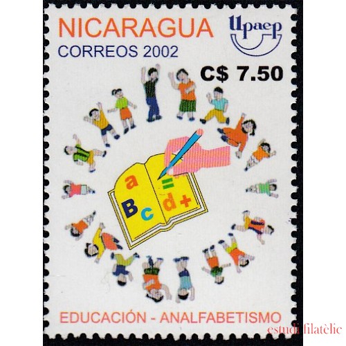 Upaep Nicaragua 2345 2002 Niños alrededor de un libro MNH