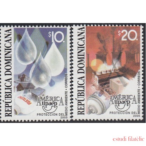 Upaep Rep. Dominicana 1501/02 2005 Protección del medio ambiente MNH