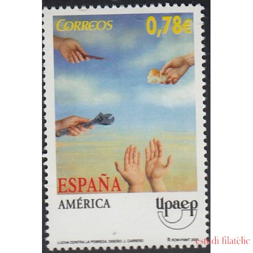 Upaep España 4189 2005 Lucha contra la pobreza MNH