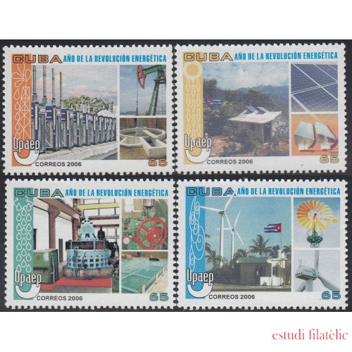 Upaep Cuba 4379/82 2006 Año de la Revolución energética MNH