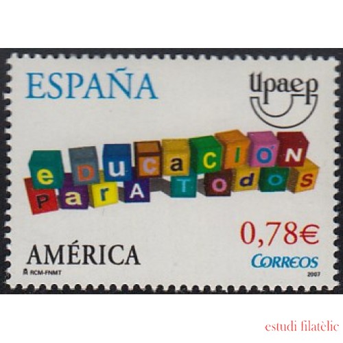 Upaep España 4353 2007 Educación para todos MNH