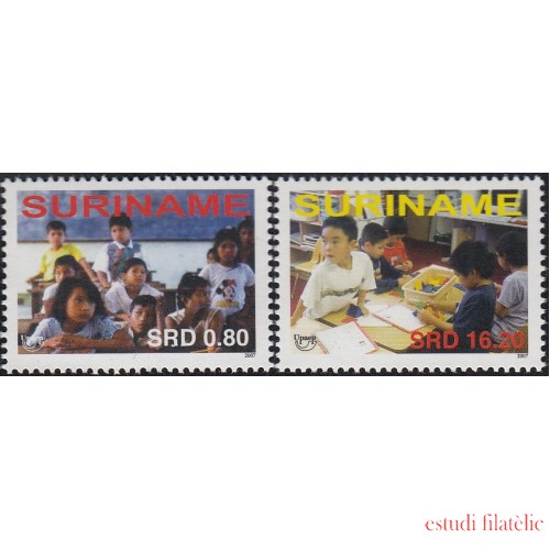 Upaep Suriname 1923/24 2007 Educación para todos MNH