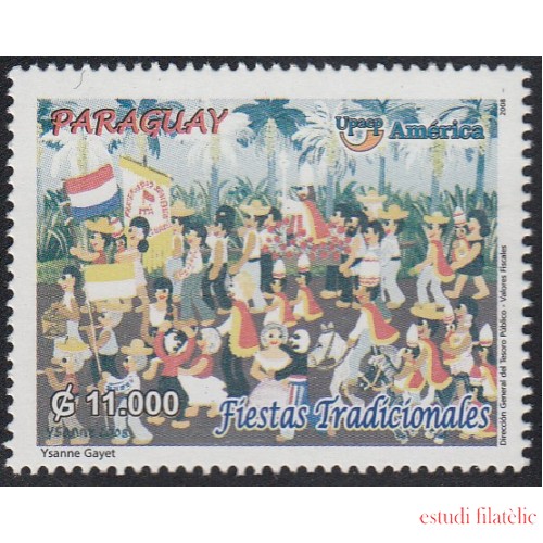 Upaep Paraguay 3011 2008 Fiestas Nacionales MNH