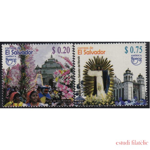 Upaep El Salvador 1763/64 2008 Festival del Divino Salvador del Mundo MNH