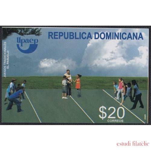 Upaep Rep Dominicana HB52 2009 Juegos tradicionales El pañuelo MNH