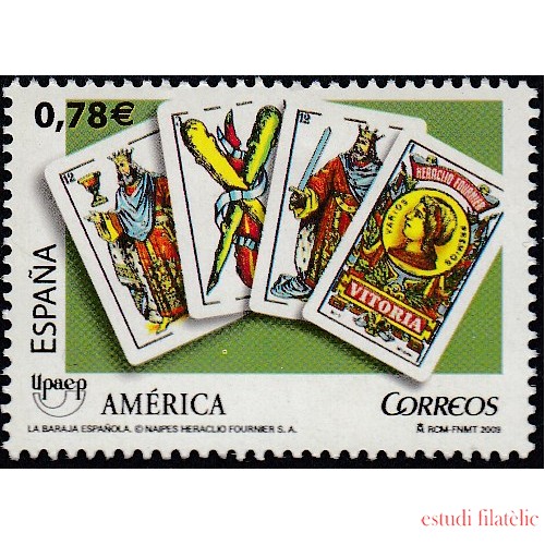 Upaep España 4513 2009 Juegos tradicionales La baraja española MNH