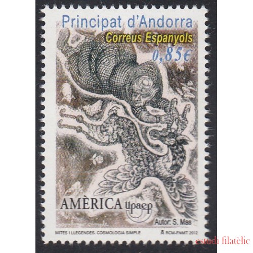 Upaep Andorra 2012 Mitología MNH