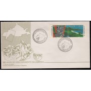 Upaep Brasil 1985/86 1990 Reserva Playa y lago de soul SPD FDC Sobre Primer Día