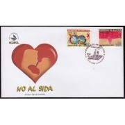 Upaep Bolivia 1061/62 2000 Pareja Lazo Rojo SPD FDC Sobre Primer Día