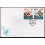 Upaep Cuba 3955/56 2001 Tetramicra Liggus SPD FDC Sobre Primer Día