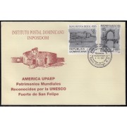 Upaep Rep. Dominicana 1469/70 2001 Fuerte San Felipe SPD FDC Sobre Primer Día