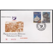 Upaep Ecuador 1621B/C 2001 Iglesia de la Compañía SPD FDC Sobre Primer Día