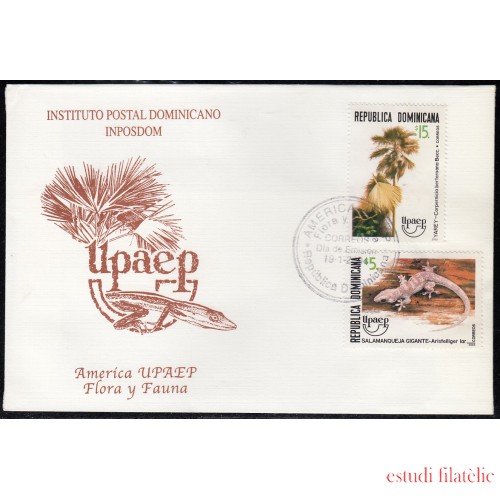 Upaep Rep. Dominicana 1492/93 2003 Aristelliger  SPD FDC Sobre Primer Día 