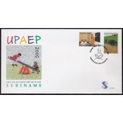 Upaep Suriname 1783/84 2005 Lucha contra la pobreza SPD FDC Sobre Primer Día