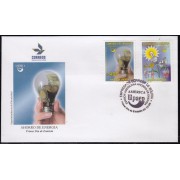 Upaep Bolivia 1236/37 2006 Ahorro de energía SPD FDC Sobre Primer Día