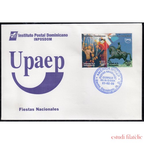 Upaep Rep Dominicana 1568/69 2008 Trabucazo SPD FDC Sobre Primer Día