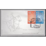 Upaep Chile 1918/19 2009 Juegos tradicionales horse SPD FDC Sobre Primer Día