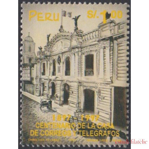 Perú 1124 1997 Centenario de la casa de correos y telégrafos MNH