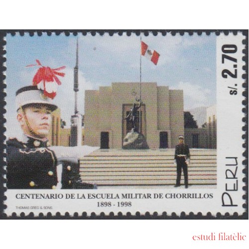 Perú 1125 1998 Centenario de la escuela militar de Chorrillos MNH