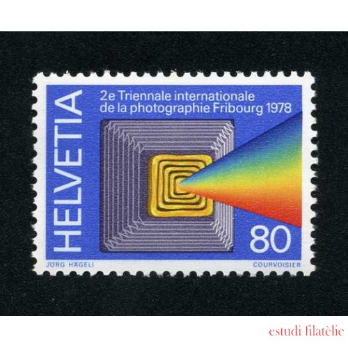 VAR2/S  Suiza Switzerland 1049 1978  2ª Trienal de fotografía Fribourgo MNH