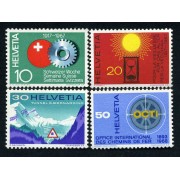 Suiza Switzerland 791/94 1967 Serie de propaganda Acontecimientos MNH