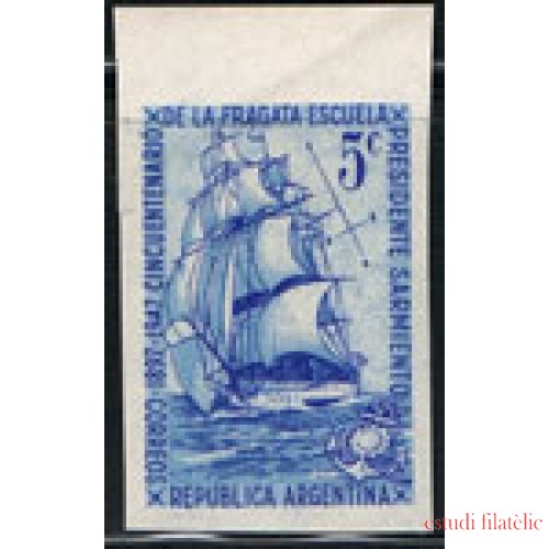 Argentina 488a 1947 51 Años de la Fragata-escuela Presidente Sarmiento. Sin Dentar