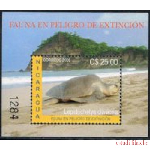 Nicaragua HB 315 2005 Fauna en vías de extinción MNH