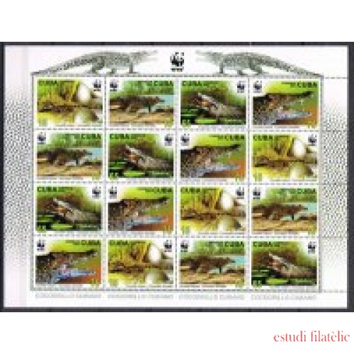 Cuba 4117a/20a 2003 Protección naturaleza MNH