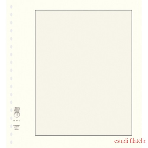 Lindner 802a Hojas Permaphil Cartulina Blanca 193 x 251 mm