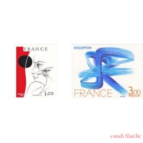 France Francia Nº 1950/51 1977 Obras de arte Lujo