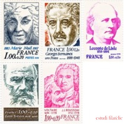 France Francia Nº 1986/90 1978 Personajes céleres Lujo