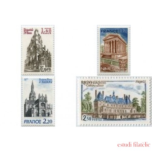 France Francia Nº 2132/35 1981 Serie turística Lujo