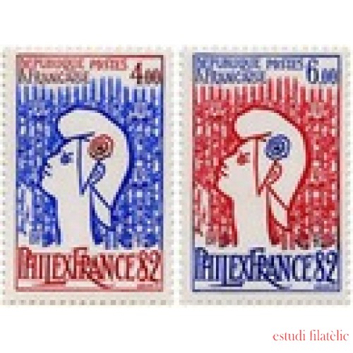 France Francia Nº 2216/17 1982 FILEXFRANCE