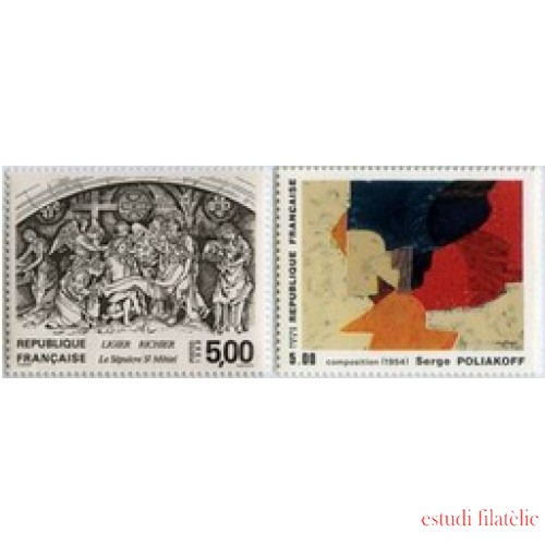 France Francia Nº 2553/54 1988  Serie artística, lujo