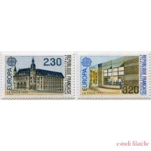 France Francia Nº 2642/43 1990 Europa, lujo